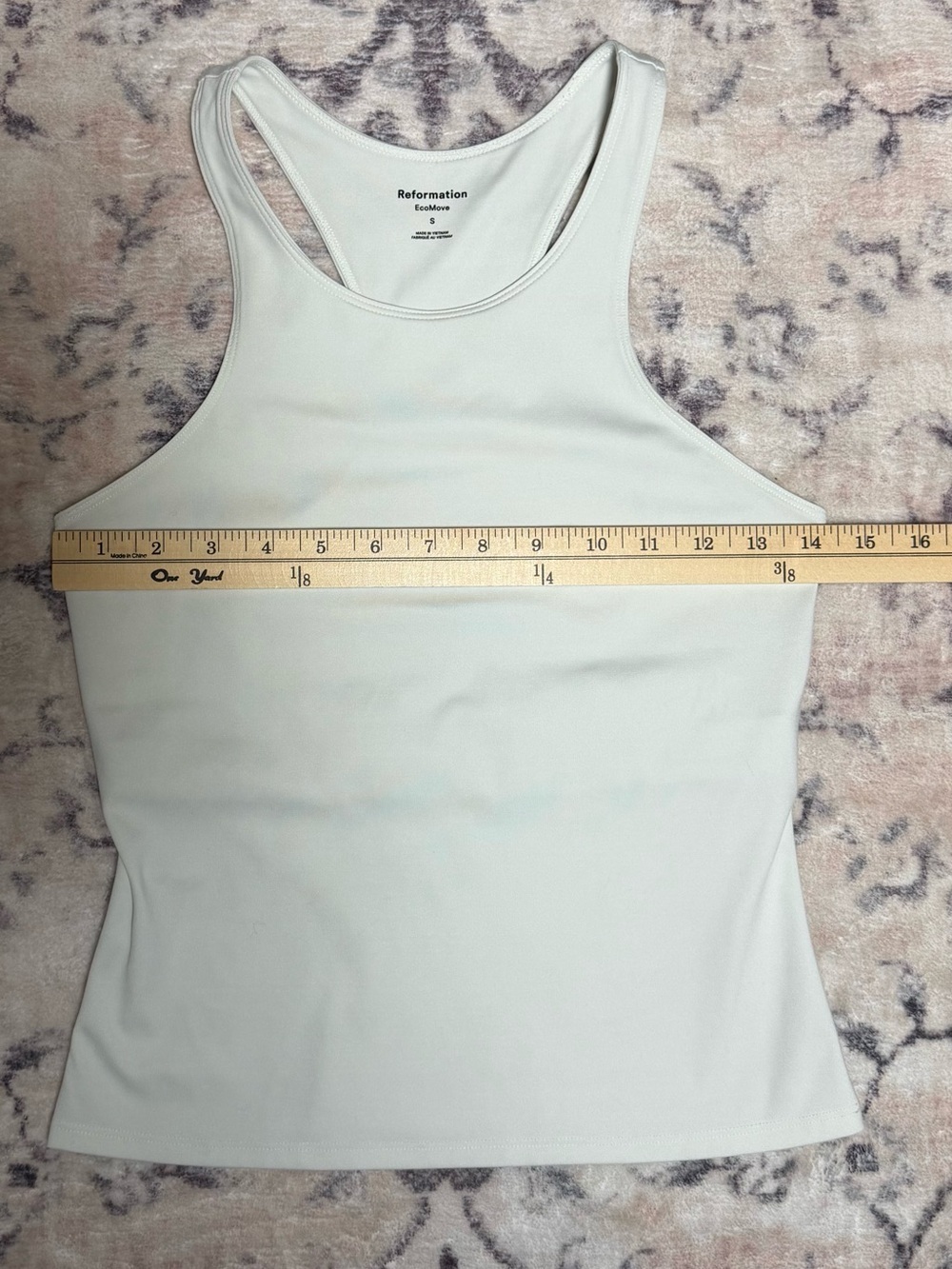 Reformation Whitney Ecomove Tank Cream Size Small - Picture 6 of 7